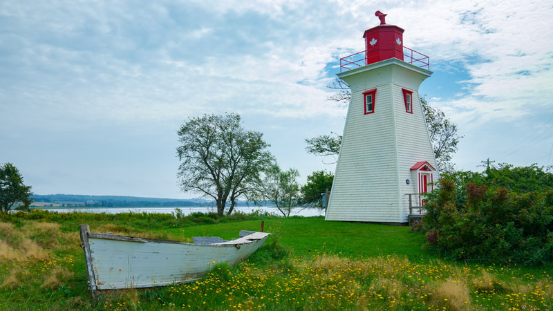 ©Allen Kurth  " Victoria by the Sea Lighthouse PEI Canada" - Travel